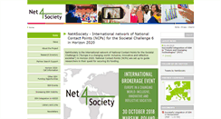 Desktop Screenshot of net4society.eu